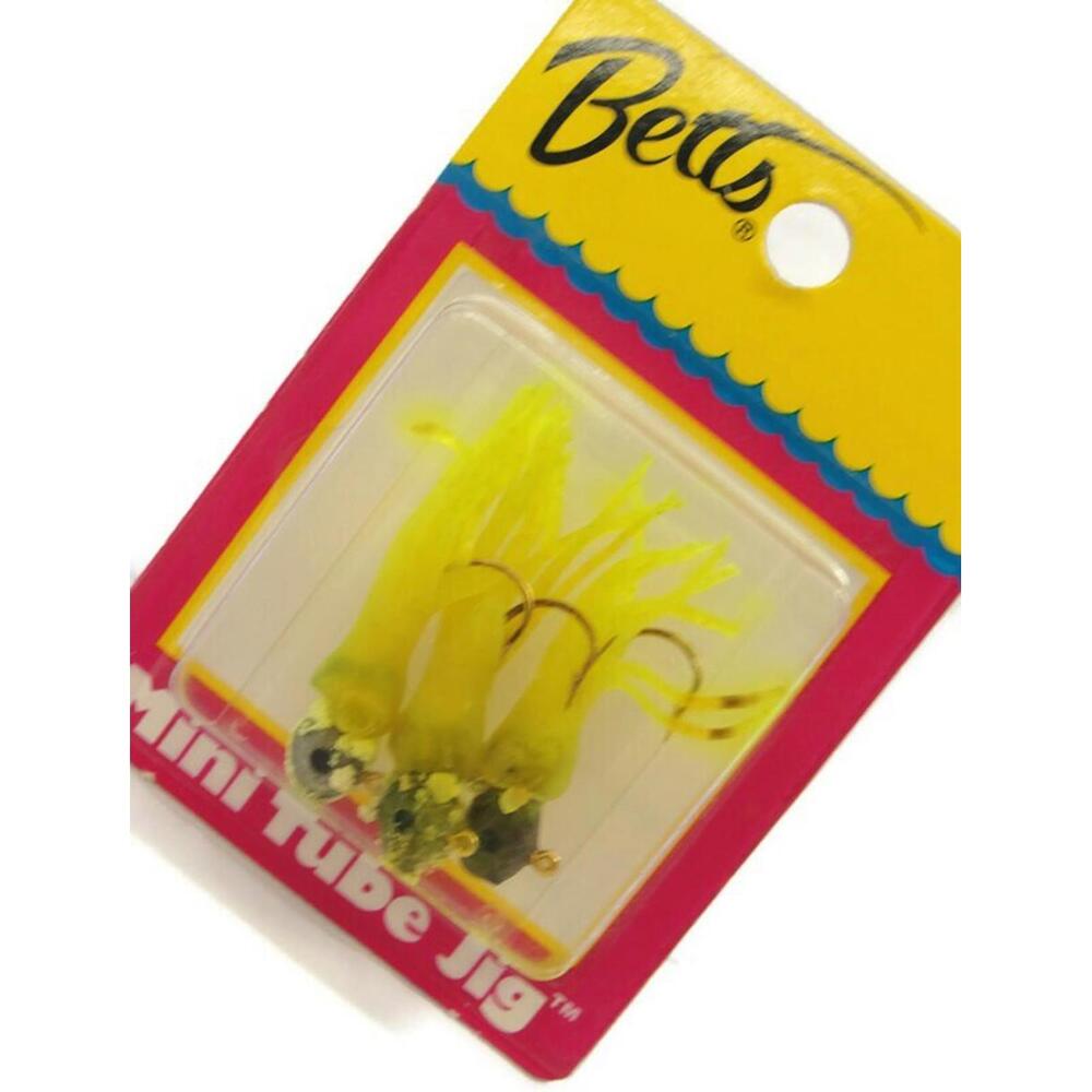 Betts Mini Tube Jig Yellow 1/16 oz. Fishing Lure NIB
